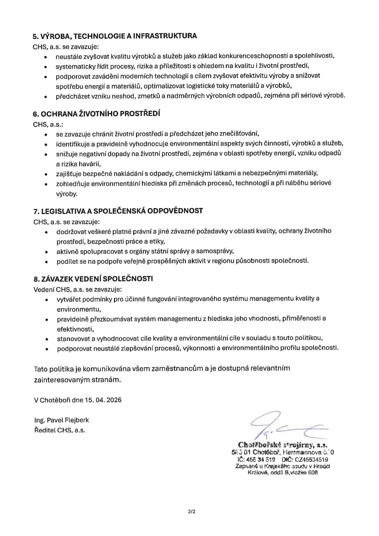 Politika jakosti - 2